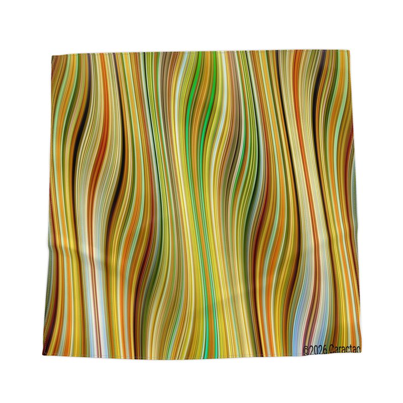 Bandana 5 - Silky Waves 1 - Silk Square Prints